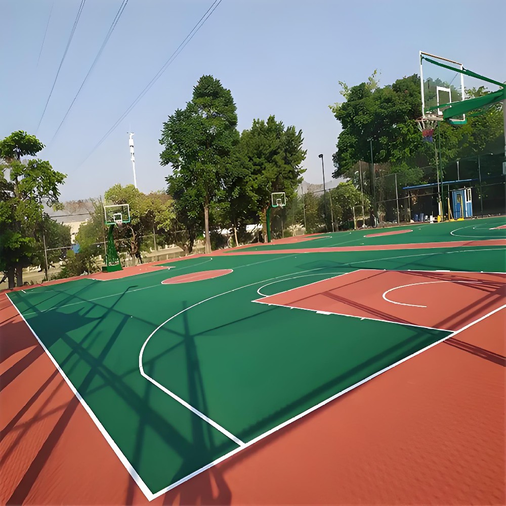 硅PU籃球場(chǎng) 硅PU籃球場(chǎng)