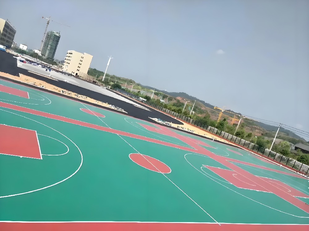 硅PU籃球場(chǎng) 硅PU籃球場(chǎng)